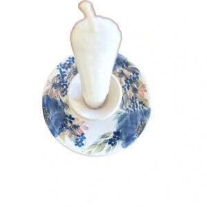 Vintage Handcrafted‎ Blue and White Candle Holder